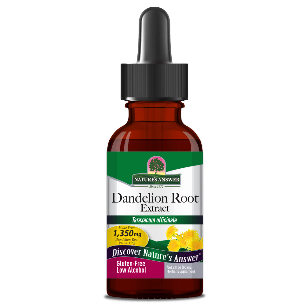 Dandelion Root Liquid Extract 2oz Low Alcohol
