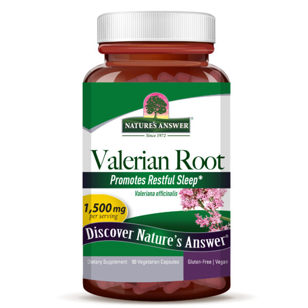 16346 REV0002 Valerian Root 90 Caps Vector Bottle