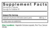 Eyebright Herb 90 v-caps Supplements Facts Box