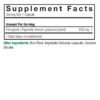 Fenugreek 90 v-caps Supplements Facts Box