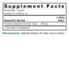 Horsetail Grass 90 v-caps Supplements Facts Box