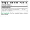 Muira Puama 90 v-caps Supplement Facts Box