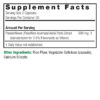 Passionflower Standardized 60 v-caps Supplement Facts Box