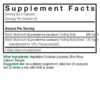 Reishi Standardized 60 v-caps Supplement Facts Box