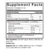 Evening Primrose Oil Liquid 4oz Supplement Facts Box