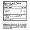 Fiber Liquid 16oz Supplement Facts Box