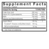 Pueraria Mirifica 60 v-caps Supplement Facts Box