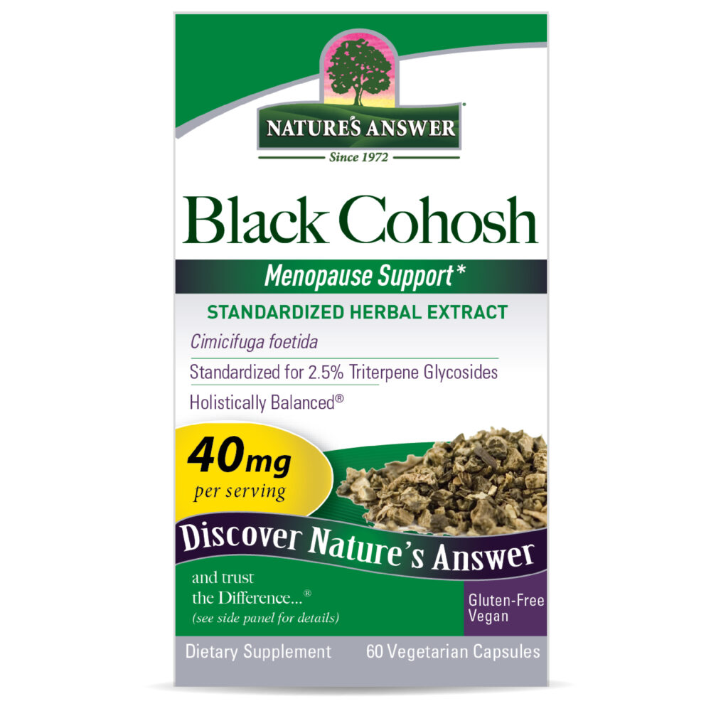 Black Cohosh Root Standardized 60 Veggie Caps - Image 3