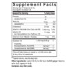 Cod Liver Oil Liquid 16oz. Supplement Facts Box