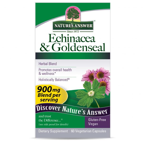 Echinacea and Goldenseal Root 60 v-caps Box