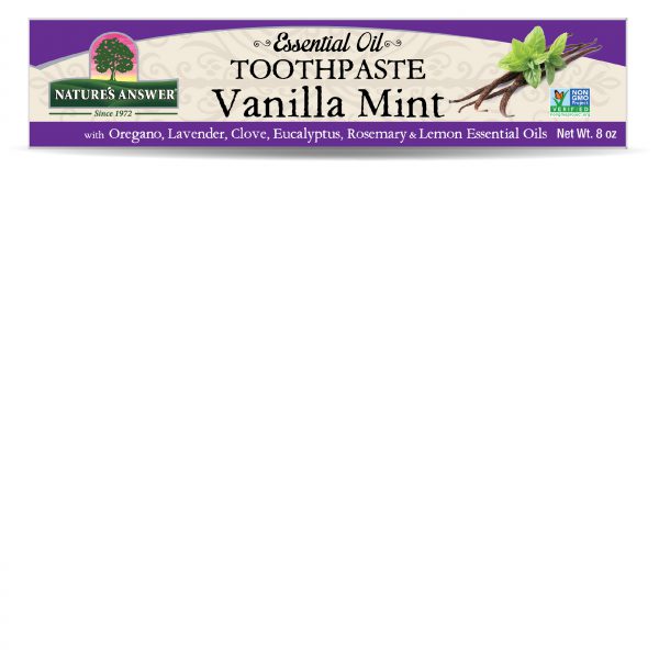 Essential Oils Vanilla Mint Toothpaste Natural 8 Oz