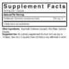 Goldenseal Root 50 v-caps Supplement Facts Box