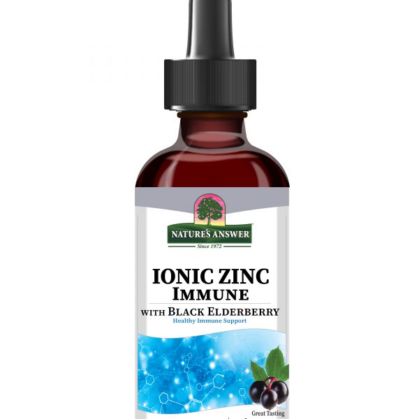 Ionic Zinc Immune with Black Elderberry Liquid 4oz