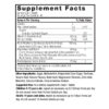 Sambucus Kids Chewable 45 chew tabs Supplement Facts Box