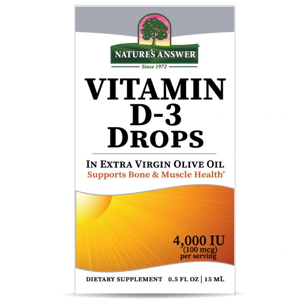 Vitamin D3 Liquid Drops 0.5oz Box