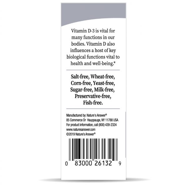 Vitamin D3 Liquid Drops 0.5oz Box