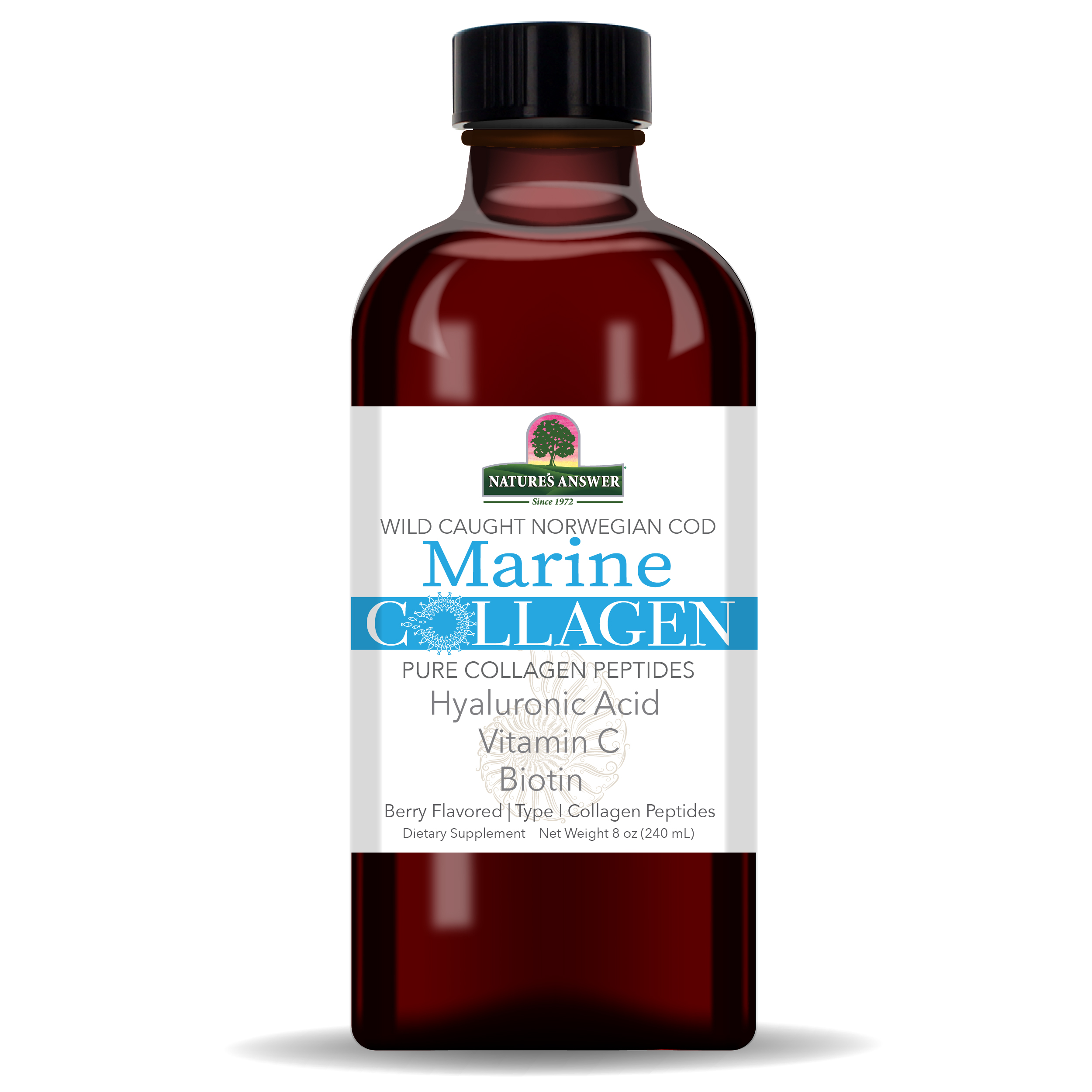 Marine Collagen Liquid 8oz Nature's Answer The highest quality