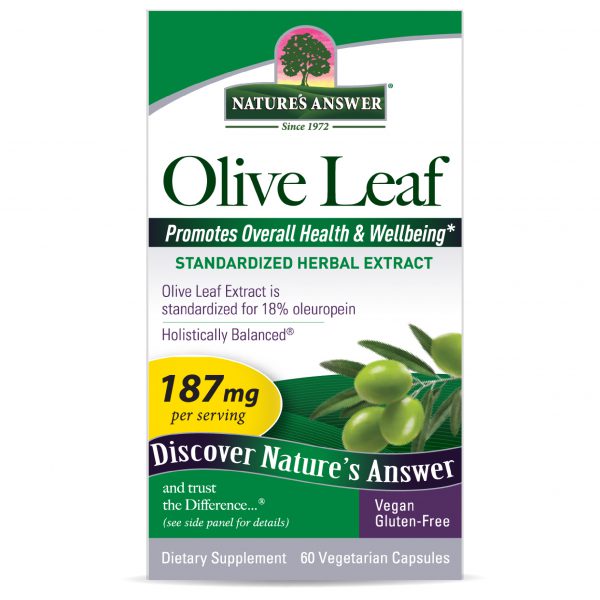Olive Leaf Standardized 60 v-caps Box
