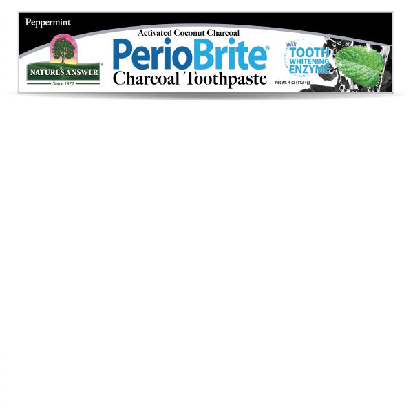 Periobrite Activated Charcoal Toothpaste 4 Oz Peppermint Box