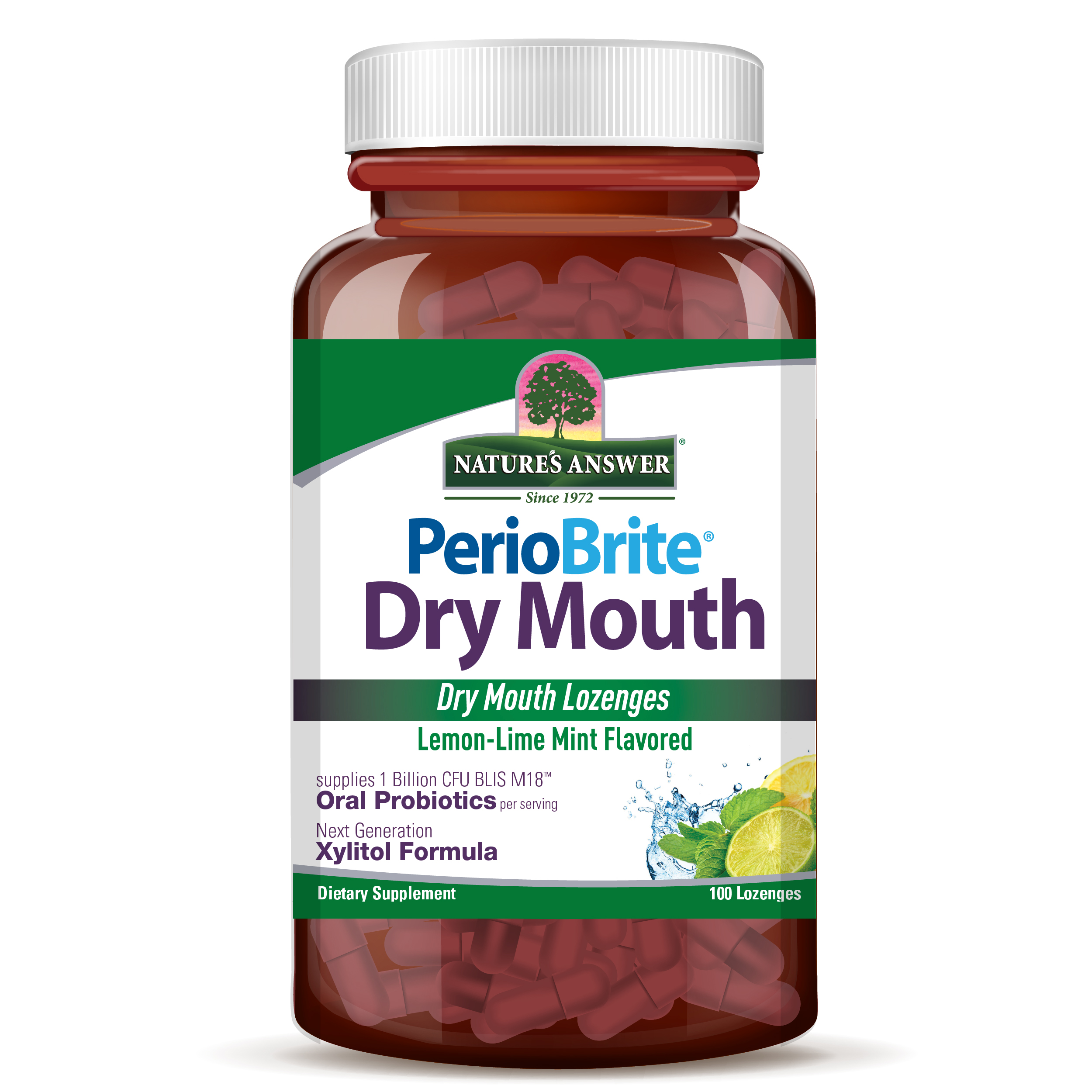 Periobrite Dry Mouth Lozenges | Nature's Answer PerioBrite ...