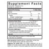 Resveratrol Reserve Liquid 5oz Supplement Facts Box