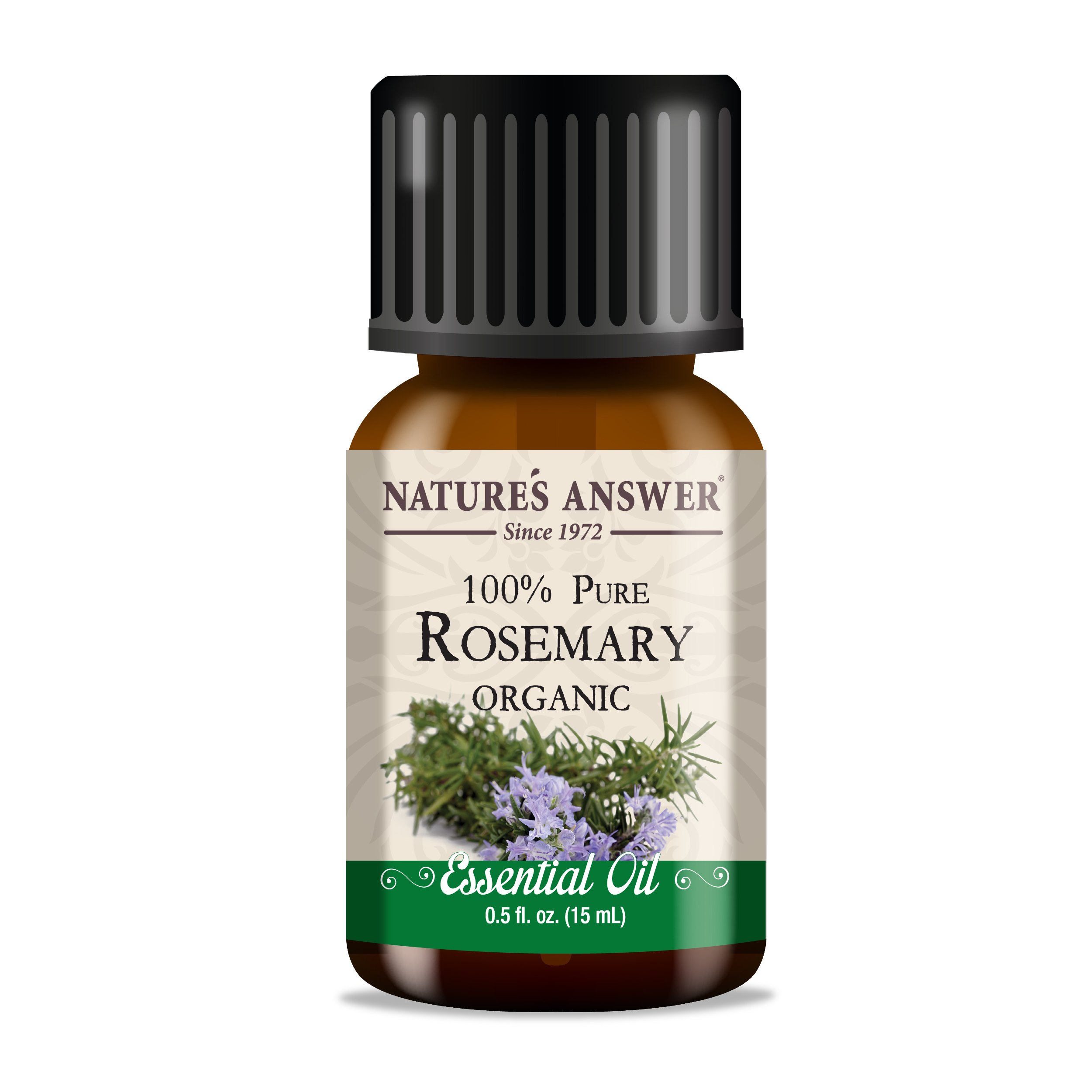 Nature's Answer Essential Oil, Organic, 100% Pure, Rosemary - 0.5 fl oz