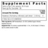 Rosemary Leaf 2oz Low Alcohol Supplements Facts Box