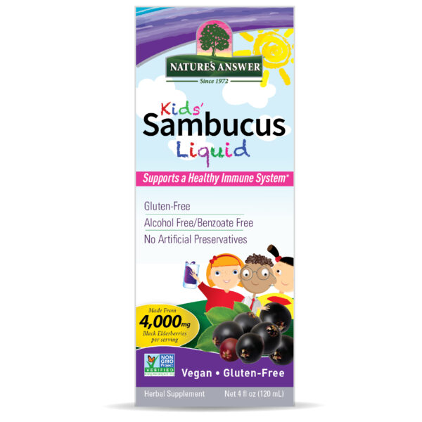 Sambucus Kids Formula 4 Oz. 26044 IFC-Front