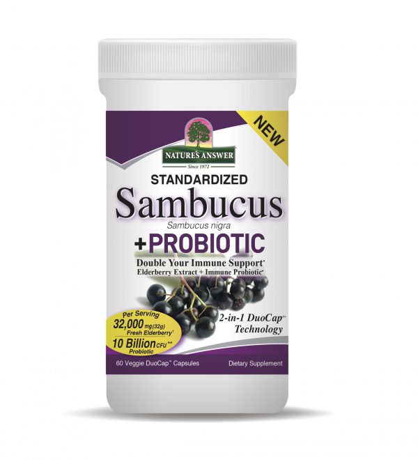Sambucus + Probiotic 60 v-duo caps