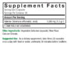 Valerian Root 180 v-caps Supplement Facts Box