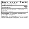 Witch Hazel 1oz Low Alcohol Supplement Facts Box