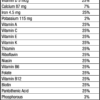 Plant Head Real Meal Chocolate 2.3lbs Supplement Facts Box