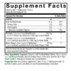 Liquid Turmeric with Black Pepper 16 Ounce 3500 mg Supplement Facts Box