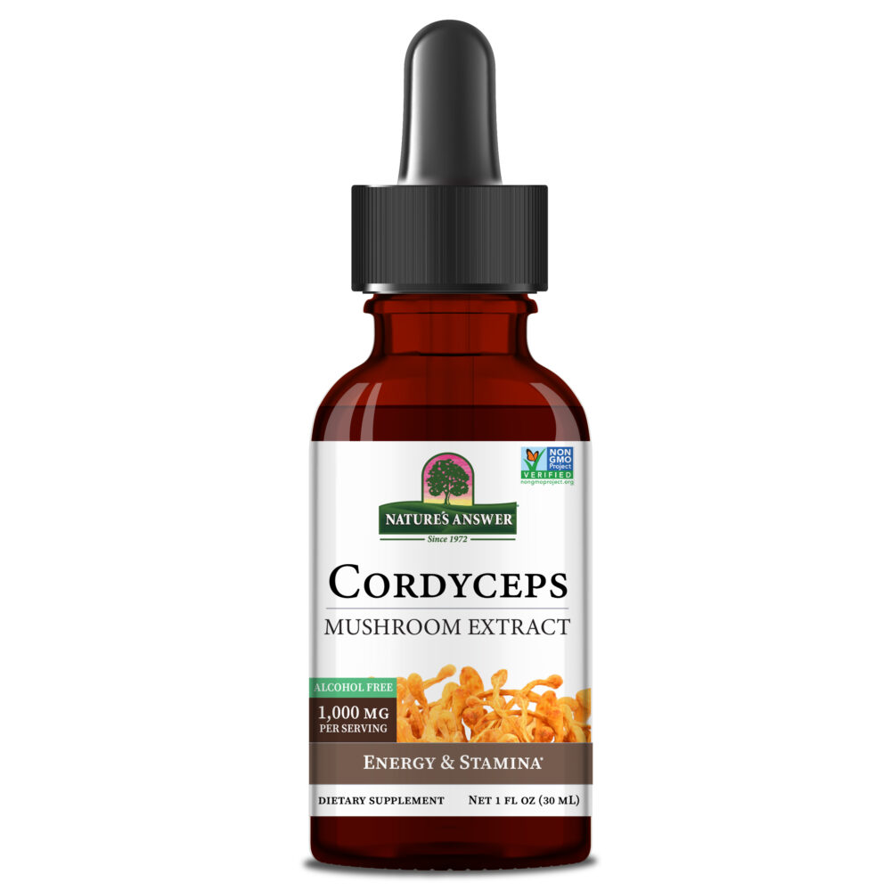 AF172 Cordyceps AF Extract 1oz Bottle Vector High Res