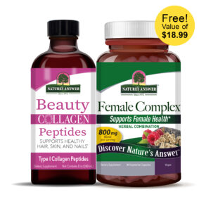 Beauty Collagen Peptides 8oz & Female Complex Capsules EXCLUSIVE COMBO!