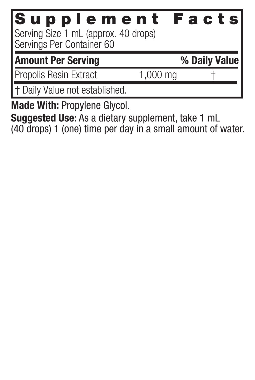 AF129 REV0001 Propolis 2oz SFB